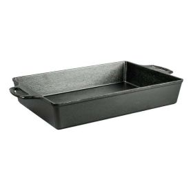 Cast Iron Seasoned Casserole Pan 9 X 13