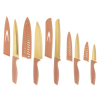 Just Feed Me by Jessie James Decker 5-Piece Knife Set, Terracotta Rose and Gold