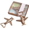 2 Pcs Retro Antique Bronze Aircraft Bottle Opener Metal Airplane Beer Bottle Opener Wedding Favours