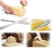 3 In 1 Stainless Steel Butter Spreader Knife Butter Curler Spreader Butter Knife Multifunction 3 In 1 Stainless Steel Butter Cutter Knife Cream Knife