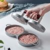 1 Set Of Aluminum Alloy Burger Machine; Round Non-stick Cook Patty Burger Meat Beef Barbecue Burger Press; Patty Machine Mold; Kitchen Gadgets