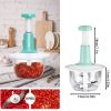 1pc; Manual Vegetable Chopper; Creative Garlic Masher; Reusable Meat Grinder; Household Kitchen Mini Food Chopper; Multifunctional Vegetable Crusher;