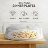 Clear Microwave Splash Cover, 1 Piece Transparent Microwave Food Cover, Reusable Heat Resistant Multi-function Food Cover, Kitchen Utensils & Gadgets,