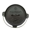 1 QT Pre-Seasoned Cast Iron Dutch Oven Flat Bottom