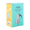 Any Morning Stovetop Espresso Maker Stainless Steel Percolator Coffee Pot 300 ml