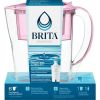 6 Cup Purple Denali Water Filter Pitcher with 1 Brita Standard Filter