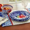 Heritage Floral 12-Piece Stoneware Dinnerware Set