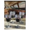 Paisley Plastic Wine Glasses Set of 4 (13oz), BPA Free Acrylic Wine Glass Set, Unbreakable Red Wine Glasses, White Wine Glasses