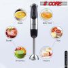 5 Core Handheld Blender, Electric Hand Blender 8-Speed 500W, Immersion Hand Held Blender Stick with Food Grade Stainless Steel Blades for Perfect Smoo