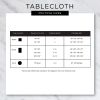 Indoor & Outdoor Table Decor Print Tablecloth 60x84 inch