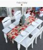 180x35cm Christmas Table Runner Cloth Merry Christmas Decoration for Home Tablecloth Xmas Ornament Navidad Natal New Year Gift